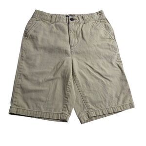 Children's Place khaki uniform shorts 12